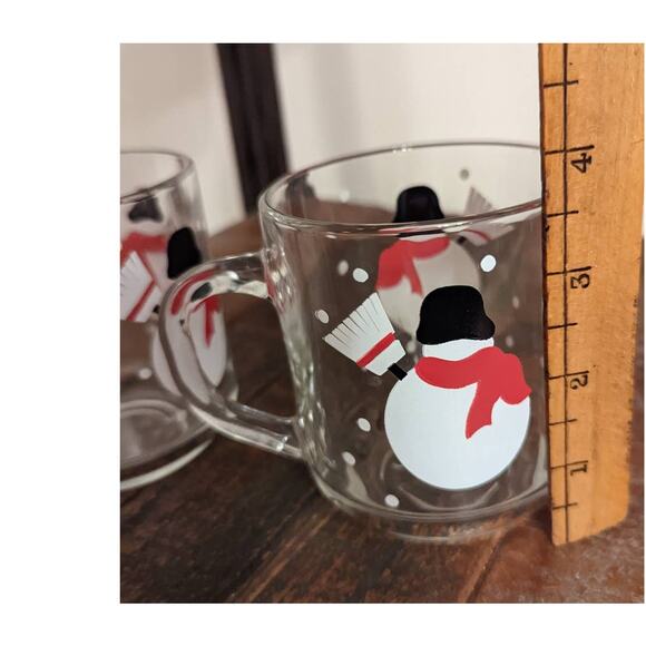 Two Luminarc Snowman Mugs - Christmas/Kitchen - Picture 4 of 5